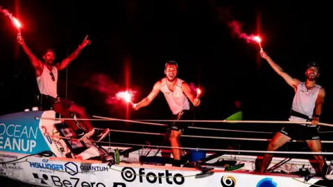 World's Toughest Row Cutu Serruys, Luca Feser, and Matt Siely