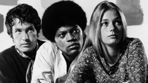 Getty Images Michael Cole, Clarence Williams III and Peggy Lipton as they appeared in The Mod Squad