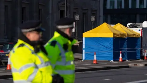 PA Media London Bridge attack scene