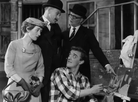 Getty Images Zack Matalon, Carole Raye, Louie Ramsay and Bernard Cribbins