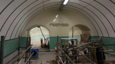 BBC The tunnel entrances