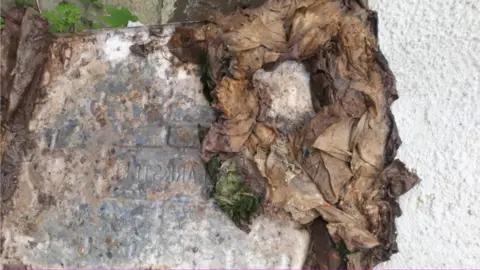 Welsh Water The wipes pulled out of the sewer