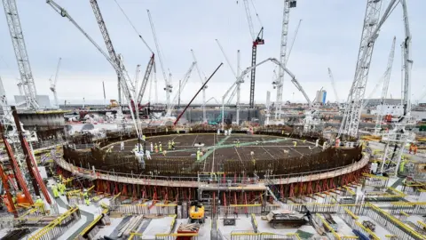 PA Media Hinkley Point C construction site