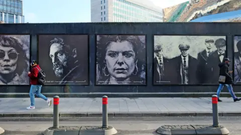 Central BID Birmingham Peaky Blinders mural