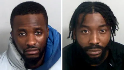 Essex Police Ali Sesay (left), 28, of Kent, and Romario Henry, 31, of south-east London