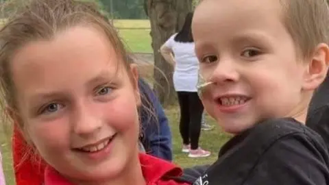 Family handout Leah (left) and Jude Mellon-Jameson