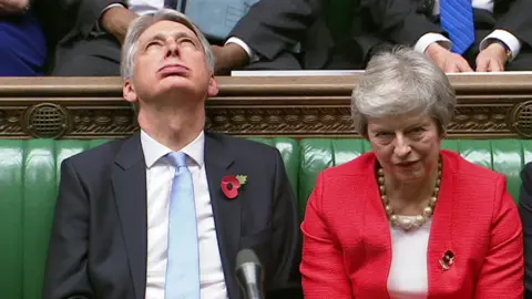 House of Commons Hammond and May