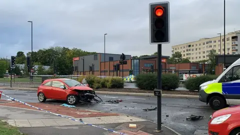BBC Crash scene