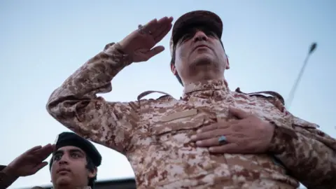 Getty Images Iranian Revolutionary Guard personnel
