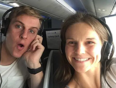 Instagram Tatiana Mirutenko and her husband James Hoover