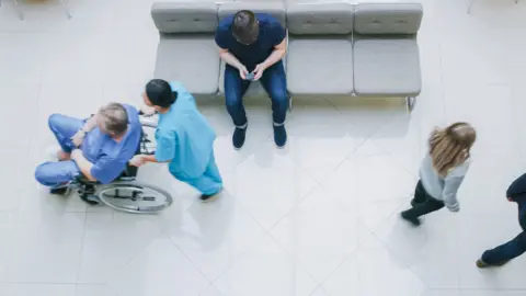 gorodenkoff/Getty Images Hospital waiting area