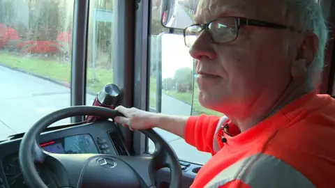 Eddie, a binman in Thurrock