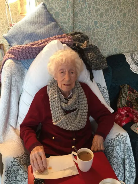 Sue Searle Woman with a cup of tea