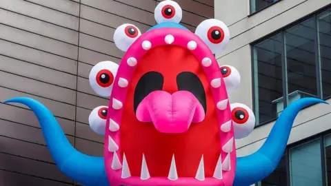 Terry Rook/Glance Image One of the installations by Designs in Air - artists Luke Egan and Pete Hamilton