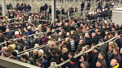 BBC Hundreds of farmers gathered to protest against Welsh government policies