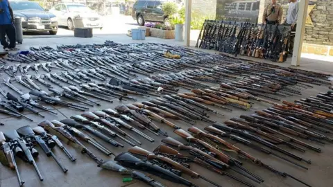 LA County Sheriffs Department the seized guns