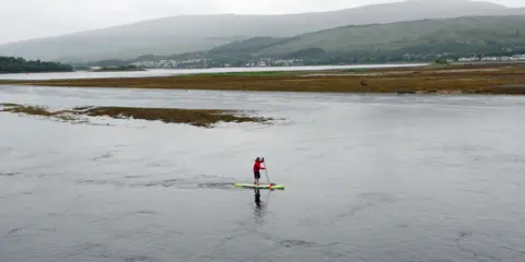 Peter Jolly Northpix Paddle boarder Carl Habrel