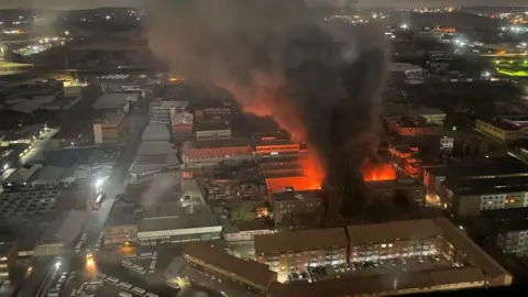 Reuters Fire at 80 Albert Street, Johannesburg