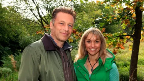 Chris Packham and Michaela Strachan