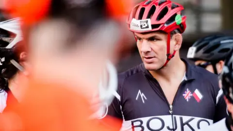 Vélo Birmingham and Midlands  Former England Rugby captain Martin Johnson