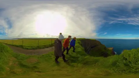 Tourism Ireland VR experience promoting Northern Ireland