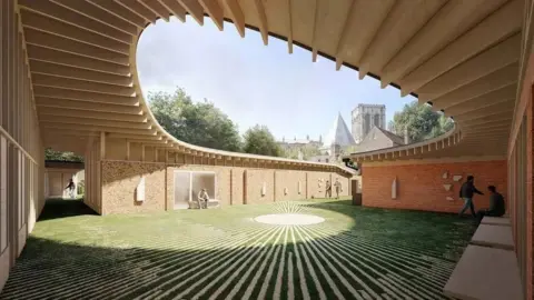 York Minster CGI of a development at York Minster