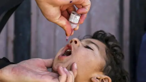 SAMIULLAH POPAL/EPA-EFE/REX/Shutterstock Polio vaccine