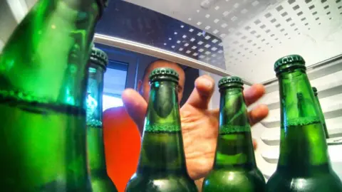 Getty Images Beers in fridge