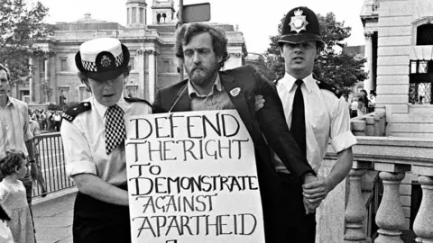 Rob Scott Jeremy Corbyn being arrested