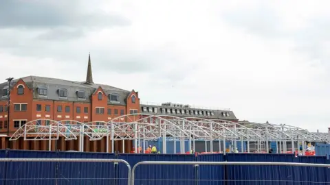 Wolverhampton City Council Work on the markets earlier this week
