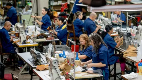 Getty Images A shoe factory.