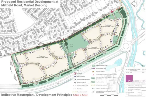 PRA Architects/Lincolnshire County Council Aerial view diagram