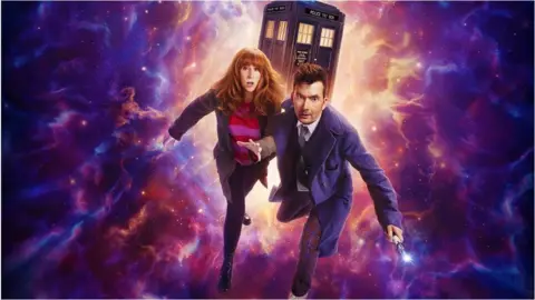 BBC Promotional image for the 60th anniversary special editions of Doctor Who