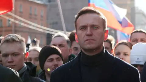 Reuters Navalny rally in Moscow, 29 Feb 20