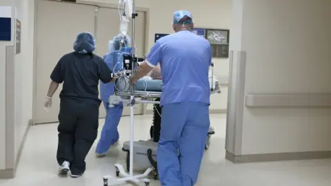 Getty Images Hospital trolley
