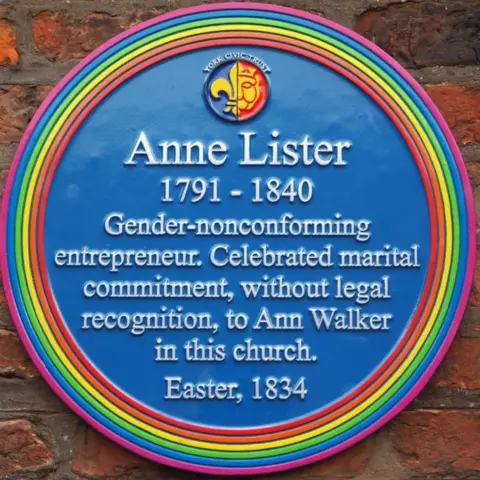 Keith Seabridge Anne Lister plaque