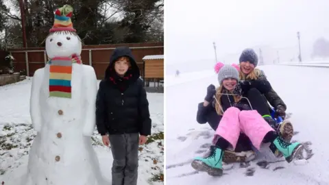 Patrick Rodgers and Pacemaker Patrick Rodgers an snowman and