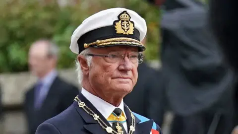 POOL King Carl Gustaf of Sweden