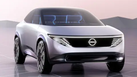 Nissan/PA Nissan Crossover EV concept car, an electric vehicle it will be producing in Sunderland