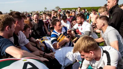 Hallaton bottle kicking