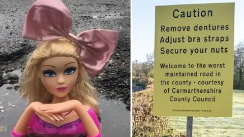 Neville Daytona/John Burton pothole protests