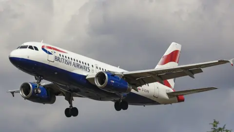 Getty Images British Airways Airbus A319 (2022)