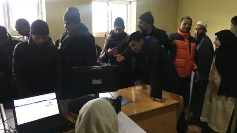 Mukhtar Zahoor People at the Anantnag information office