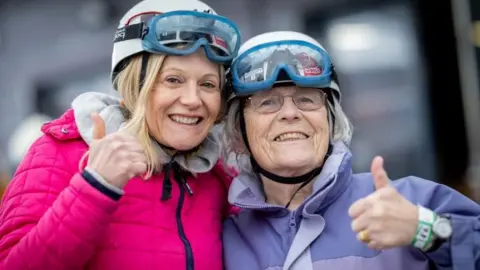 PA Media Sally Webster and her daughter Juliet