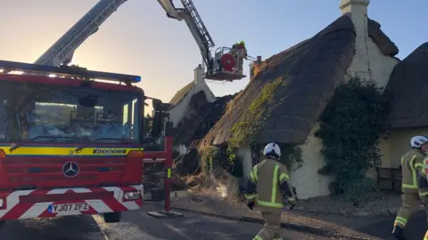 Fire at pub