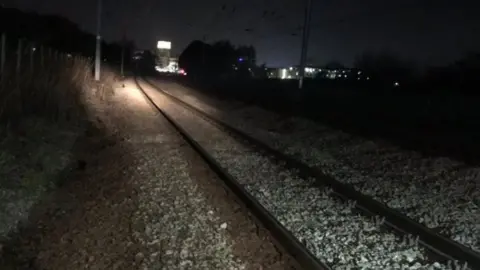 British Transport Police Railway line