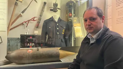 John Fairhall/BBC Philip Miles from the Time and Tides Museum