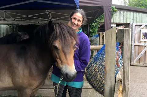 Linzi Green and Exmoor pony