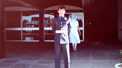 Press Association Simon Hinchley-Robson in RAF uniform