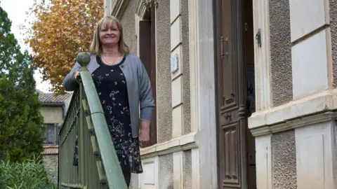 BBC Ghislaine Tafforeau, mayor of Alet